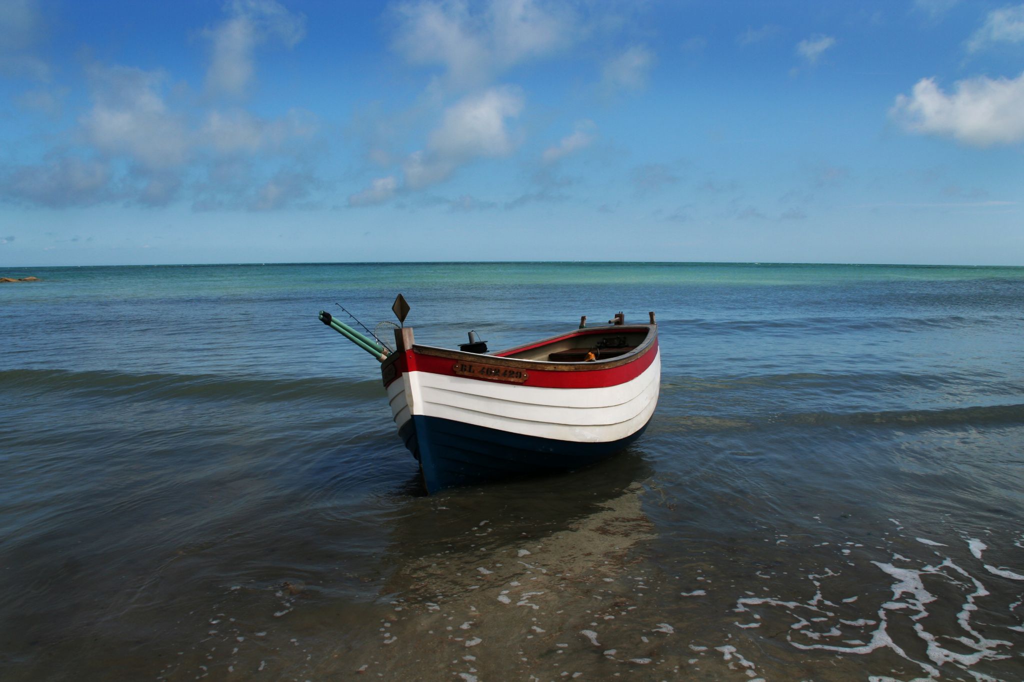 Franse visserssloep bij Cap Gris Nez - Eiko Waleson