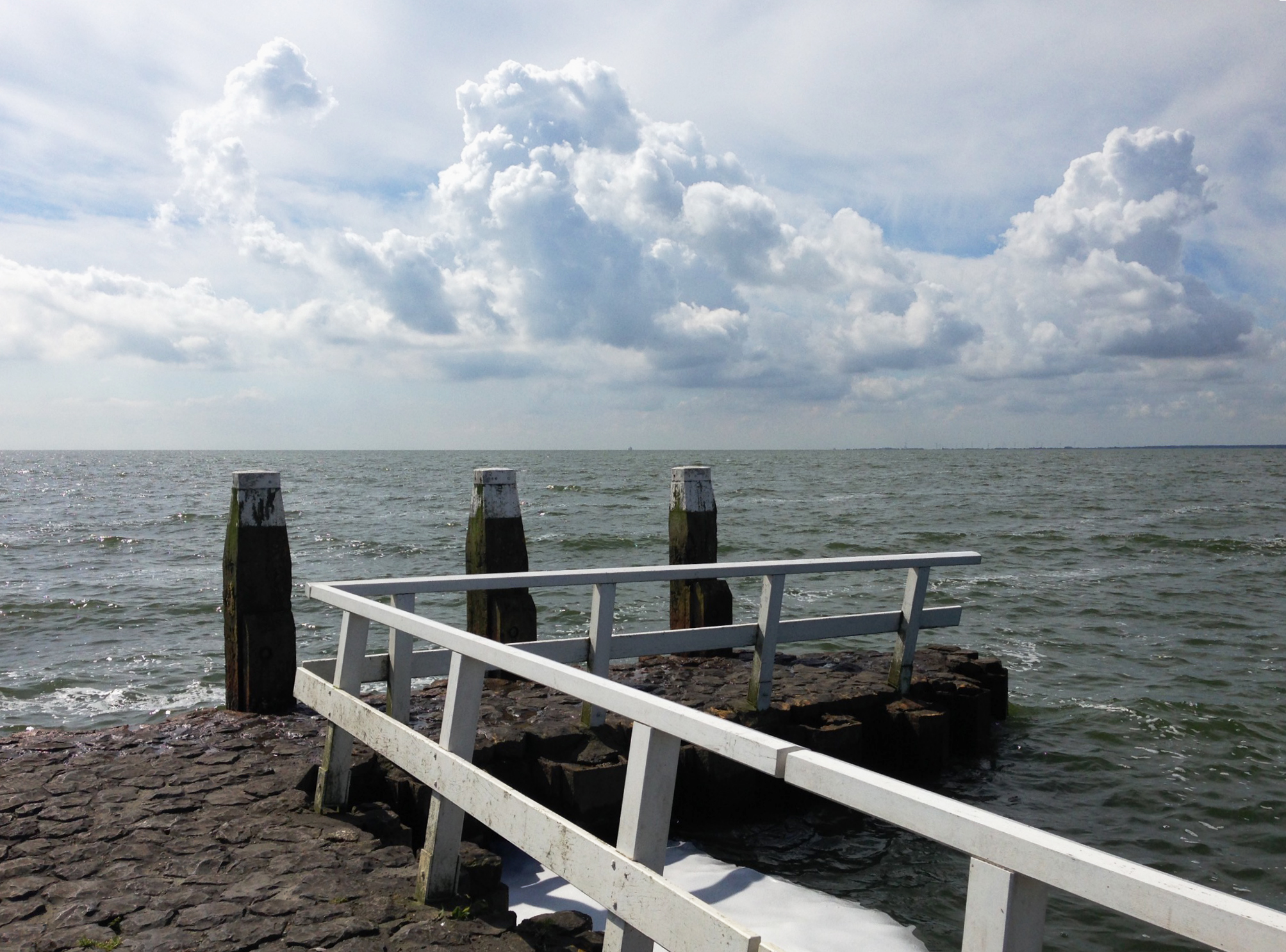 IJsselmeer zicht vanaf de Afsluitdijk - Eiko Waleson