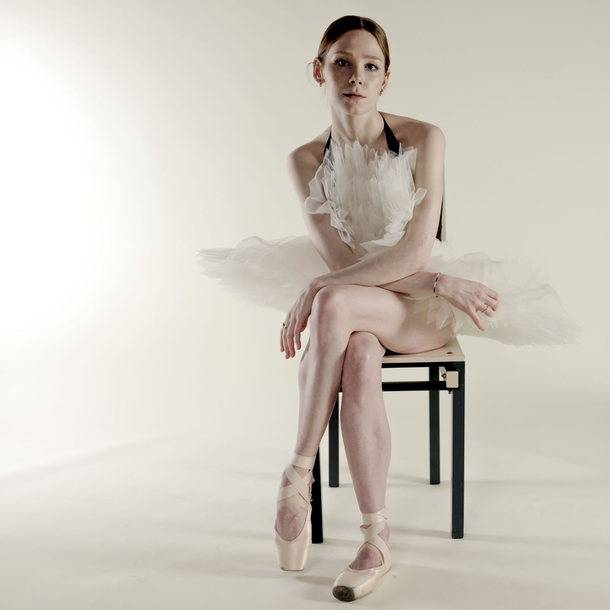 Erica Horwood Portrait with Rietveld chair 2023