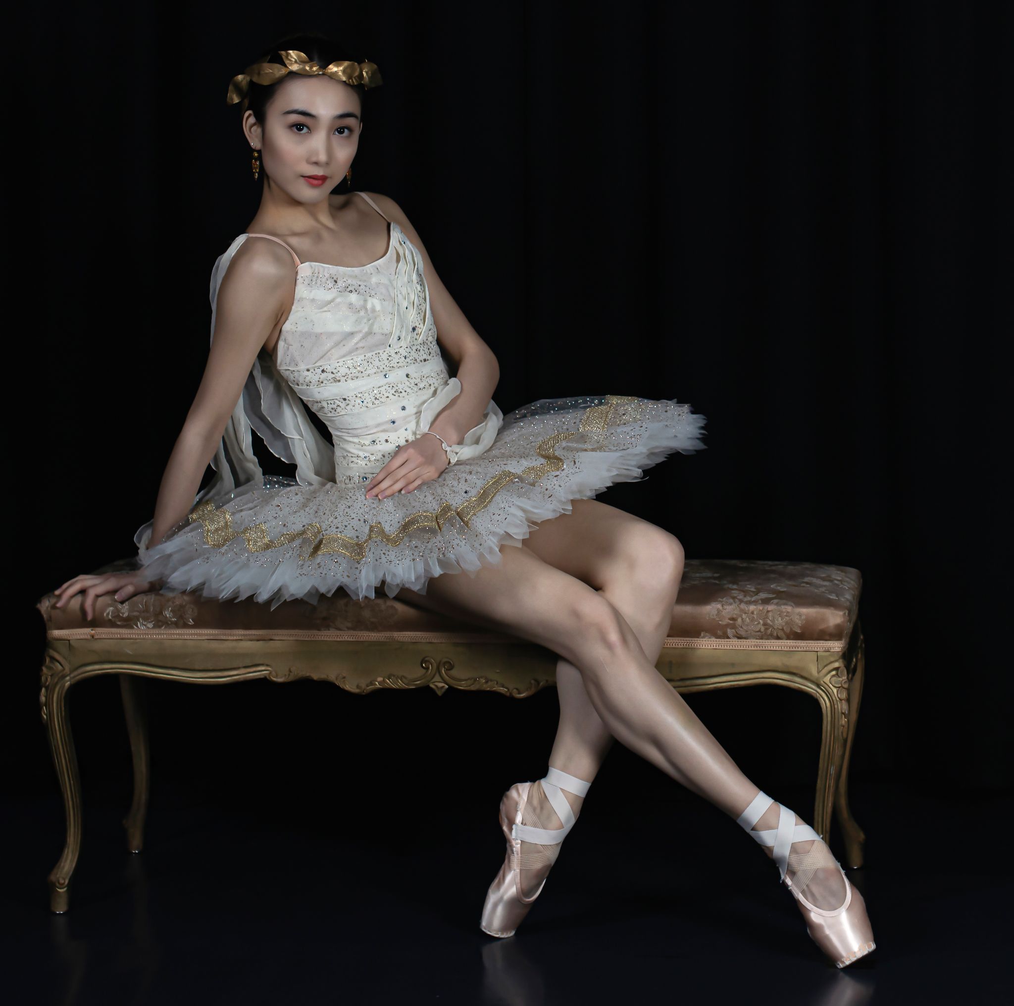 Qian Liu in a costume from the ballet Don Quichot